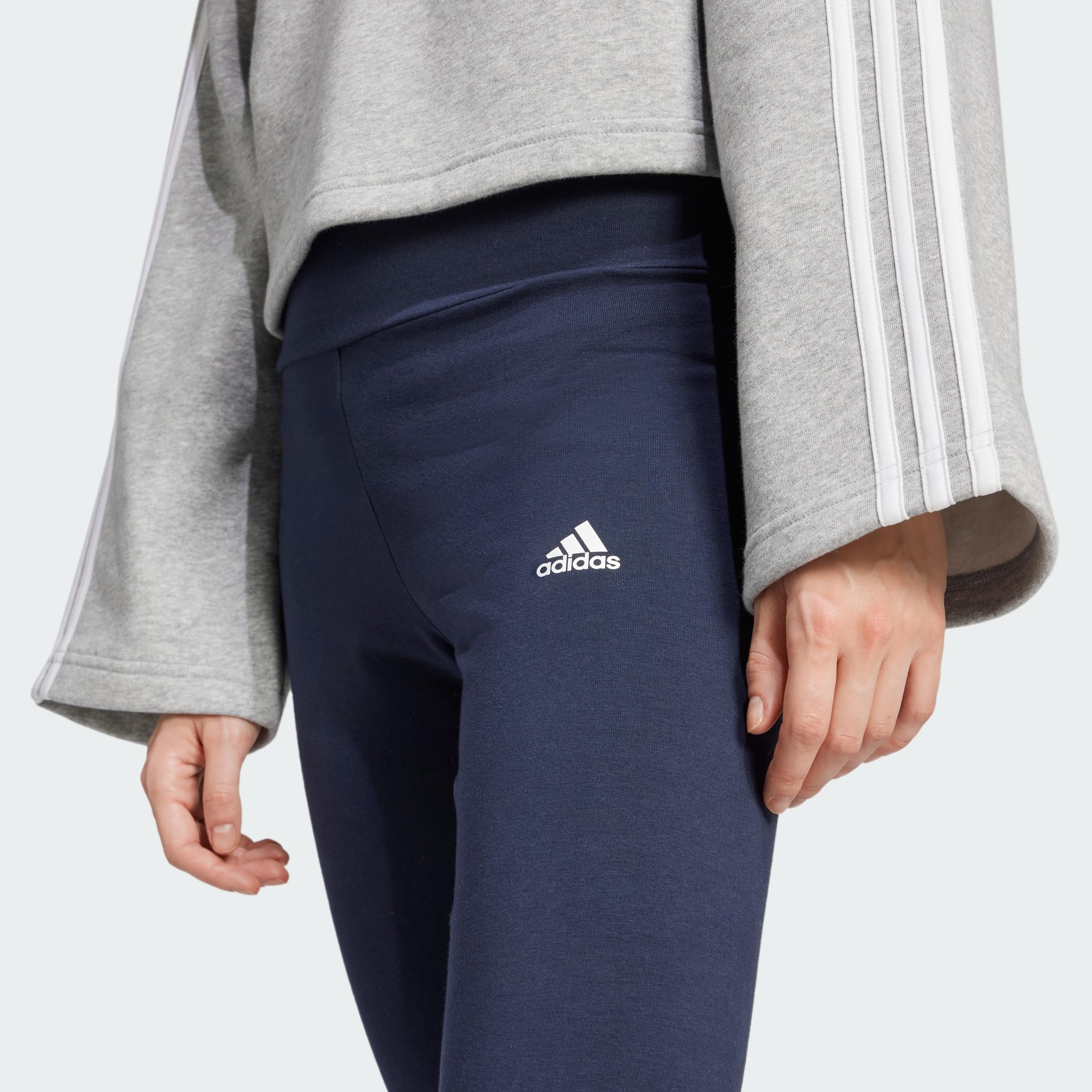 adidas ESSENTIALS HIGH-WAISTED LOGO LEGGINGS - Rajstopy Kobiety