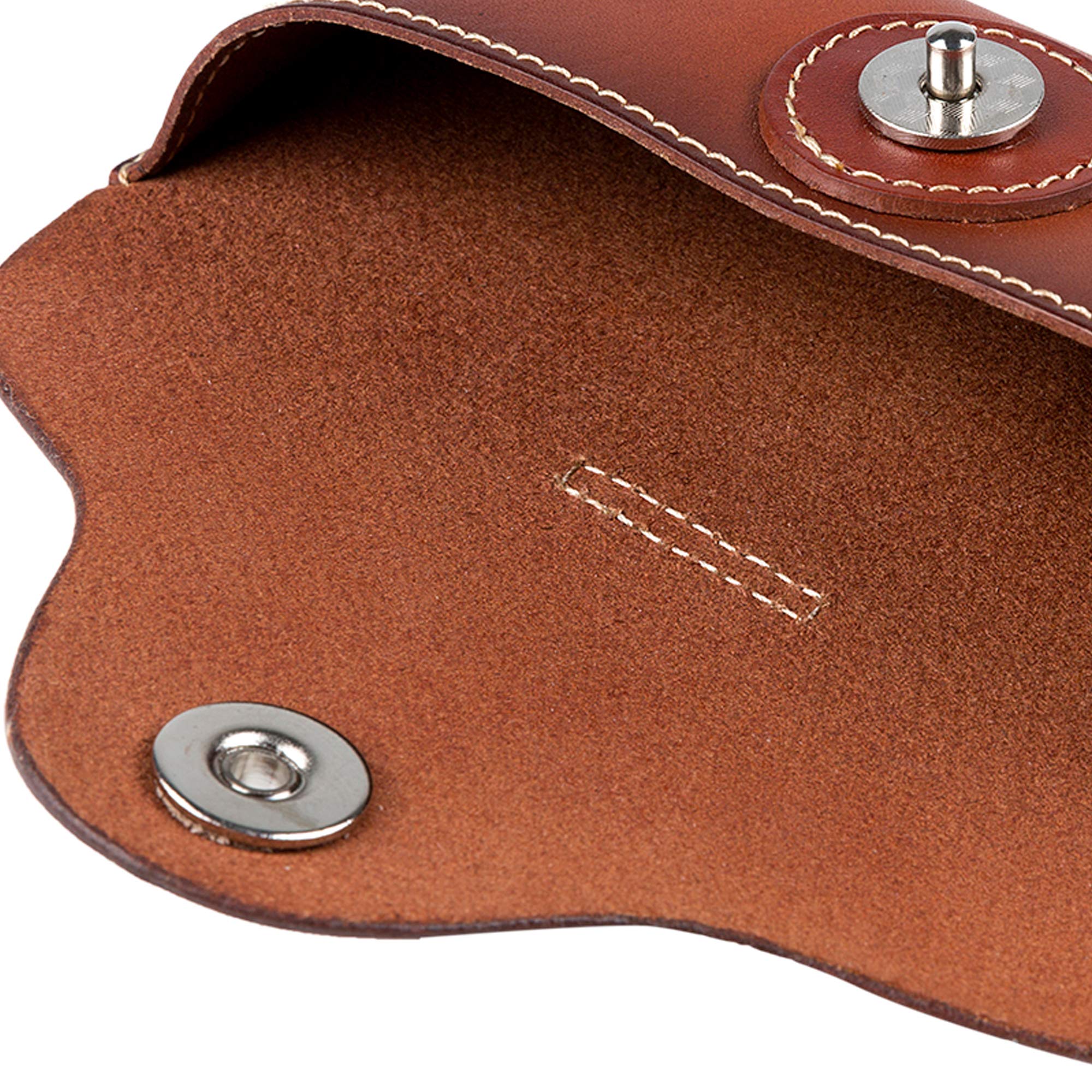ZLYC Unisex handgefertigtes hartes Leder Kollektion Brillenetui Sonnenbrillenetui