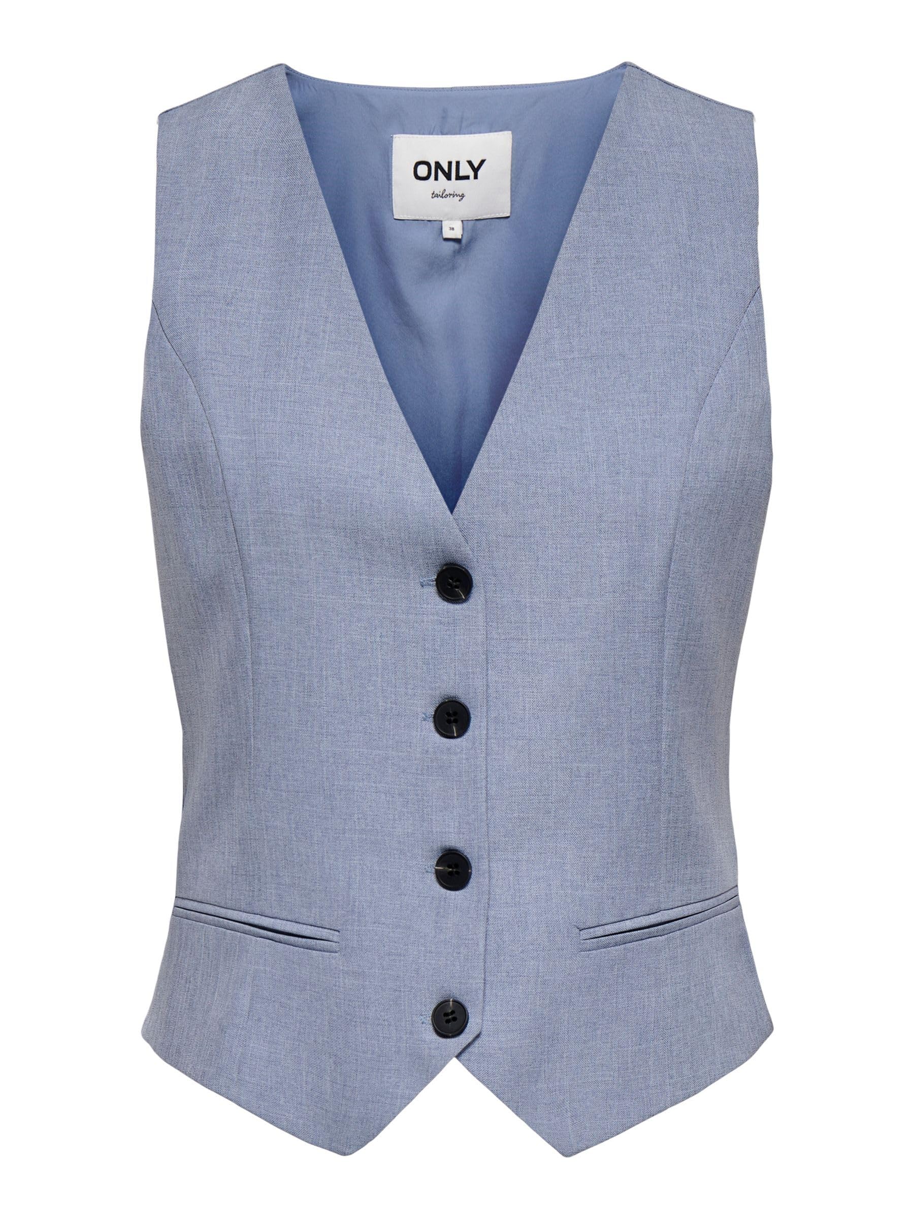 ONLY Onllinda S/L Mel Fit Waistcoat Tlr Noos Onllinda S/L Mel Fit Waistcoat Tlr Noos Femme (lot de 1)