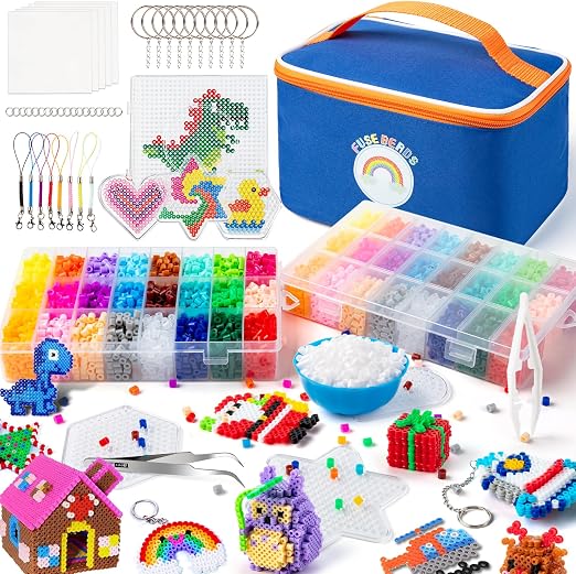 Sundaymot Sundaymot Coffret Créatif 12 000 Perles à Repasser 26 Couleurs