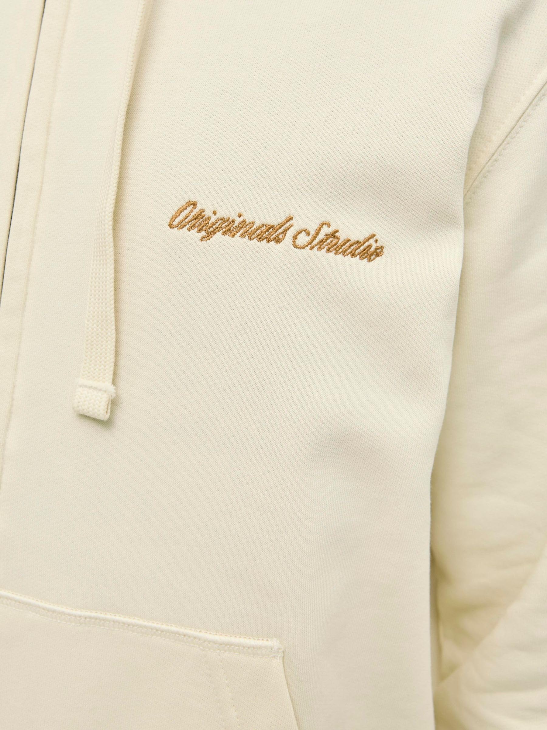 JACK & JONES Jornorrebro EMB Sweat Zip Hood Noos Uomo