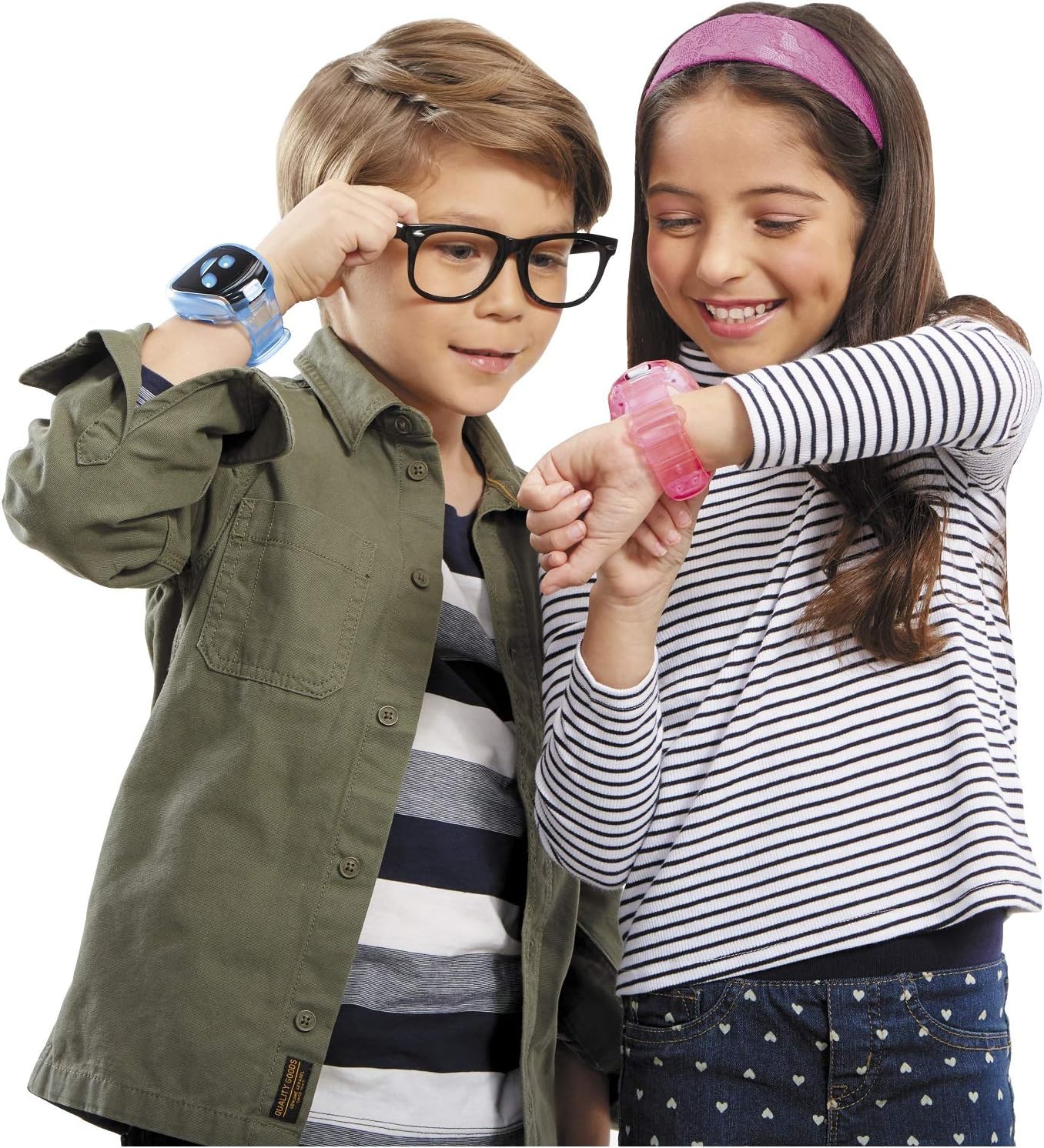 Little Tikes Tobi Robot Smartwatch - Pink with Movable Arms and Legs, Fun Expressions, Sound Effects, Play Games, Track Fitness and Steps, Built-in Cameras for Photo and Video 512 MB | Kids Age 4+