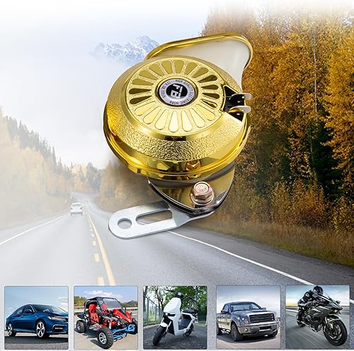 Vista 34 de FARBIN Bocina de coche ruidosa 3 sonido personalizado Bocinas eléctricas Bocina de motocicleta Cromo Plata 3 Sonido Camión Tren Cuernos 12V (blanco)