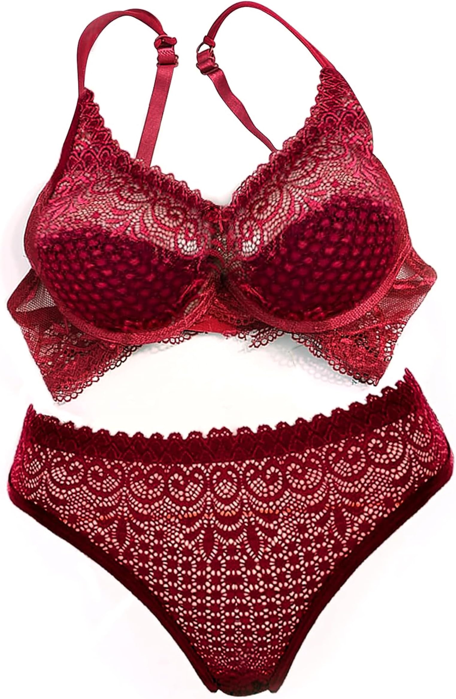 Womens Sexy Lingerie Set for Lace Lingerie Set for Honymoon, Bridal Bra Panty Set and Swimwear