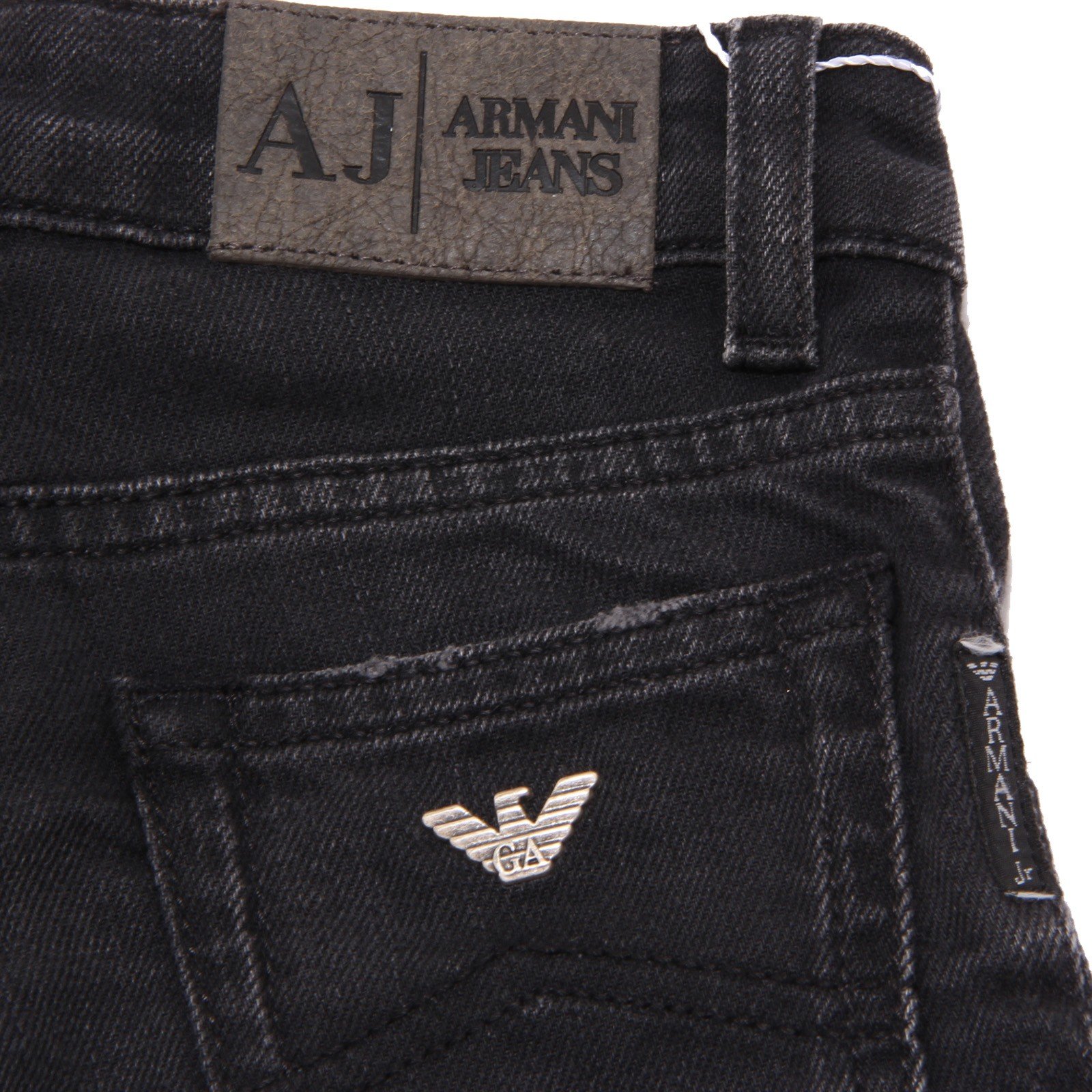 7072S jeans bimbo ARMANI JUNIOR nero pantalone trouser kid
