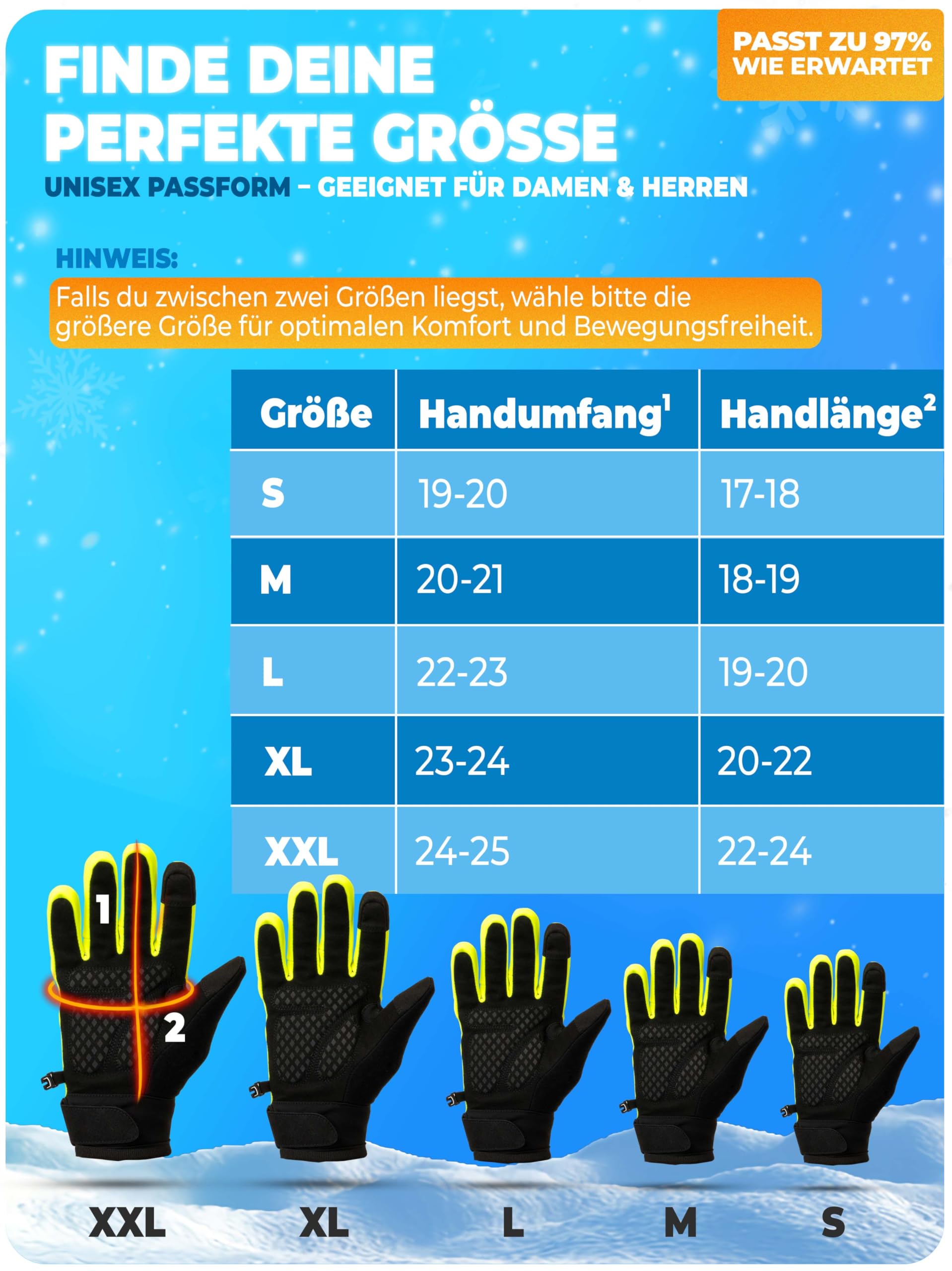 MIVELO Gants d'hiver coupe-vent et imperméables - Gants chauds avec isolation 3M pour homme et femme - Gants de cyclisme avec fonction écran tactile - Antidérapants et respirants