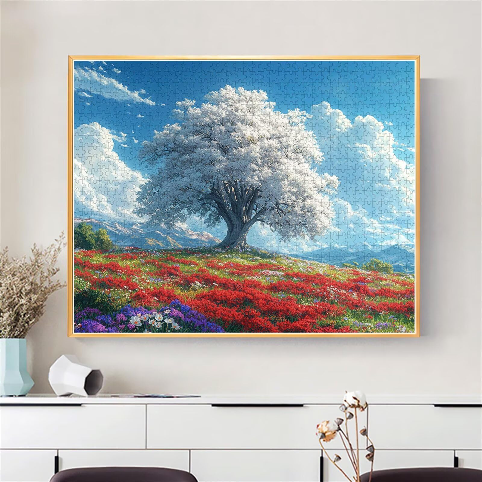 Puzzle Erwachsene 2000 Teile Baum Landschaft Educa Jigsaw für Kinder ab 8 Jahren Mädchen Jungen, Erwachsene Impossible Klassische Puzzles Schwer, Anspruchsvoll Spielspaß, Als Geschenke 70x99cm t-886