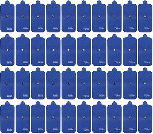 Miniatura 8 de HiDow - Electrodos TENS de repuesto compatibles, almohadillas de electrodo de alta calidad para unidades TENS de alta calidad, 5 pares de electrodos