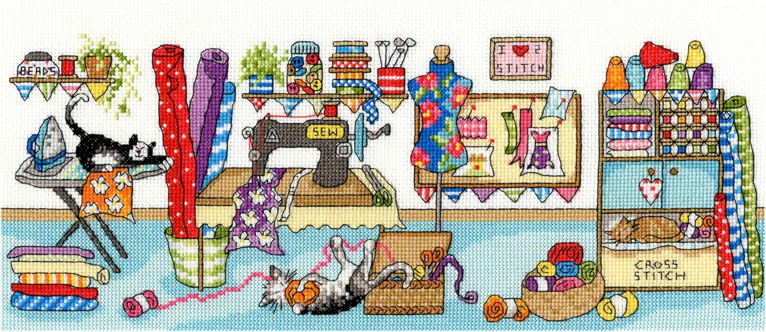 Bothy Threads Cross Stitch Kit Sewing Fun Amazon.co.uk Home & Kitchen