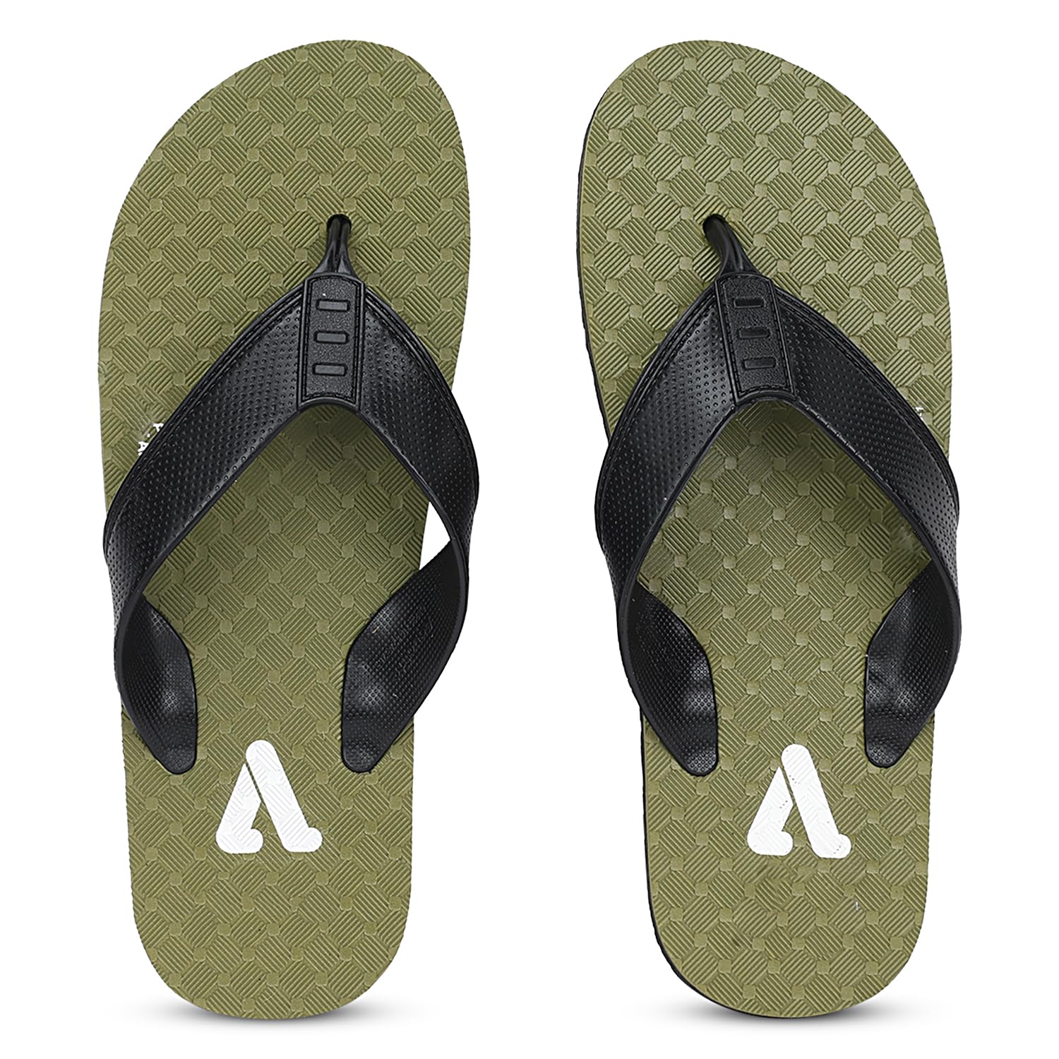 aqualite Men’s Slippers with Rubber Sole, Stylish Comfortable Chappal, Lightweight Slip-on Flat Slides, Durable Casual Slippers, Home, Beach, Indoor, Outdoor Size 6-10-picture-39
