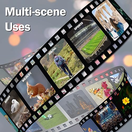 Miniatura 3 de Astromania Monoculares de prisma BAK4 de alta potencia de 10 x 42, impermeable, monoscopio de mano compacto para observación de aves, paisajes de