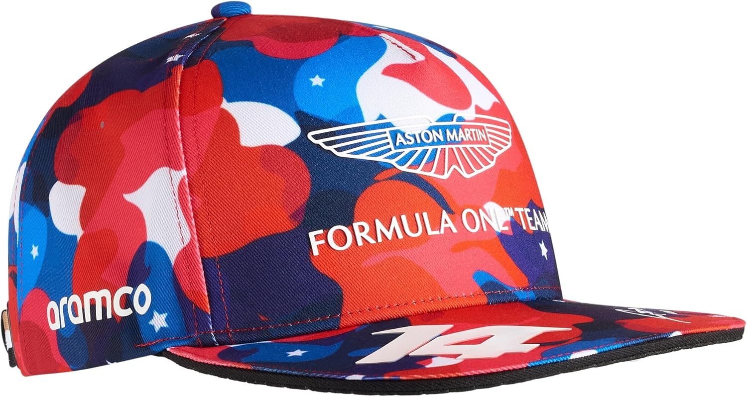 Aston Martin Cognizant F1 Fernando Alonso Special Edition Kimoa USA GP Hat Multicolored - Image 3