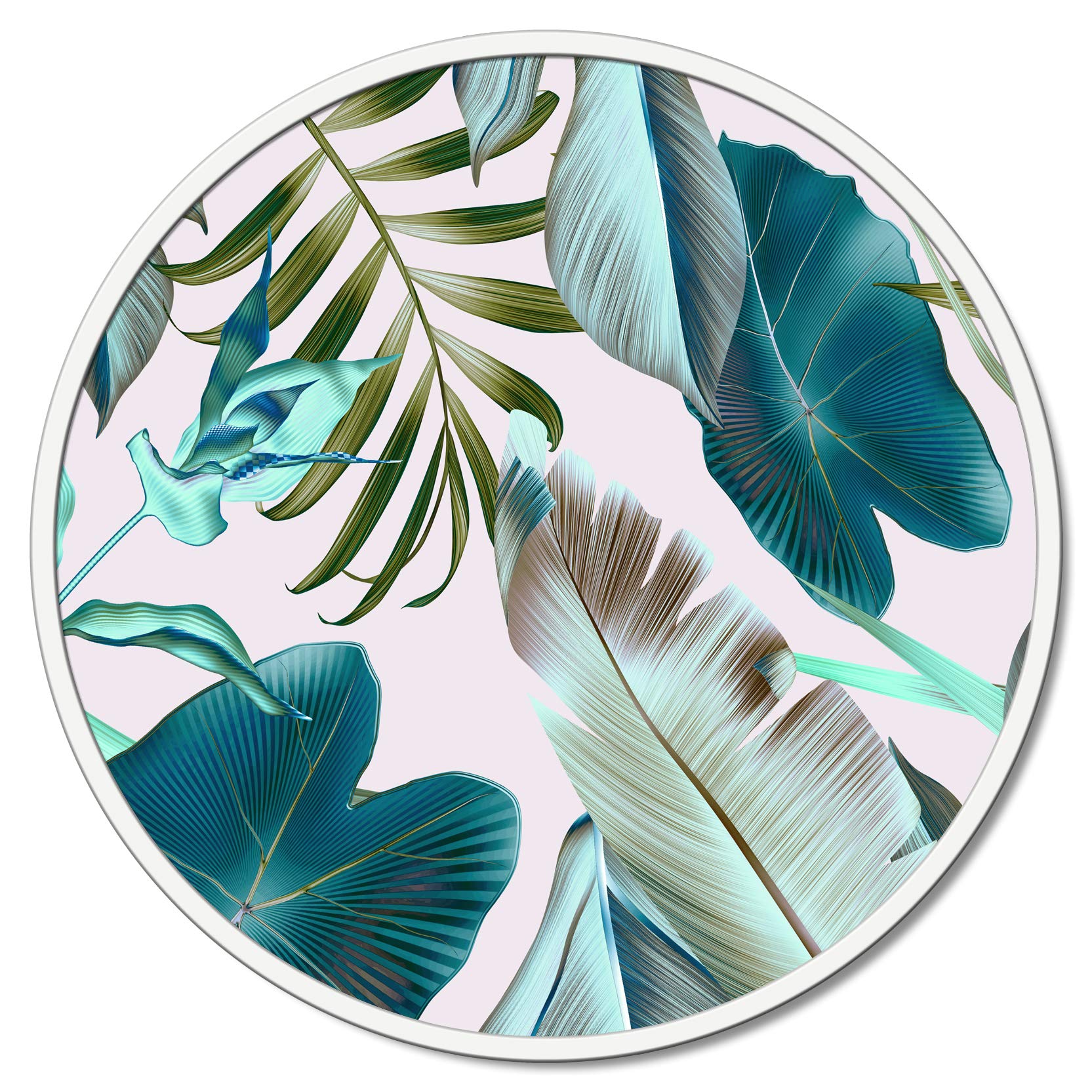 Panel redondo decorativo Pintdecor de 60 cm para renovar el estilo del salón moderno