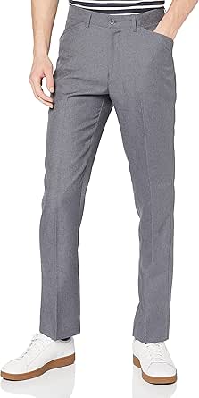 Senior Mens Pants Croft & Barrow Classic-Fit Easy-Care Flat Front Dress  Pants Navy Blue Belt Loops Side And Back Pockets