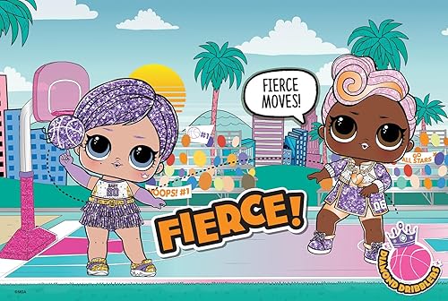 Buffalo Games - L.O.L Surprise! - All Star Sports - Rompecabezas de piso de 50 piezas para niños perfecto para tiempo familiar - Tamaño terminado 24