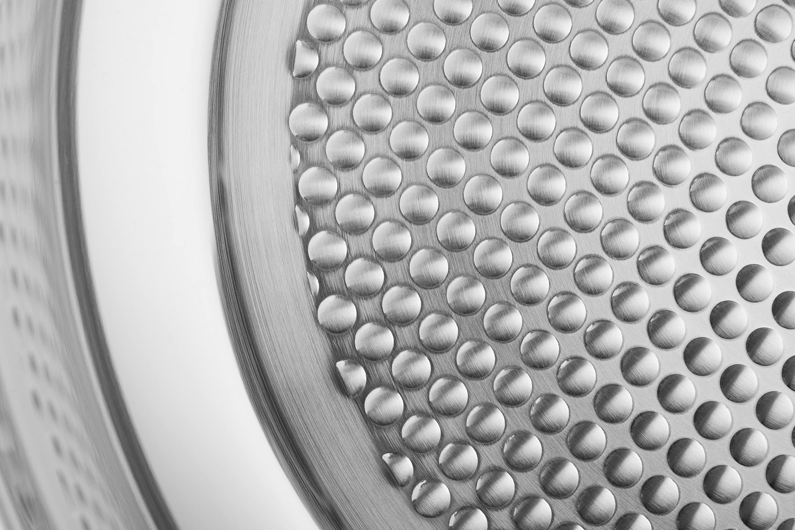 Eva Trio Patelnia ze stali nierdzewnej 24 cm Honeycomb | Korpus patelni składa się w 90% ze stali nierdzewnej pochodzącej z recyklingu