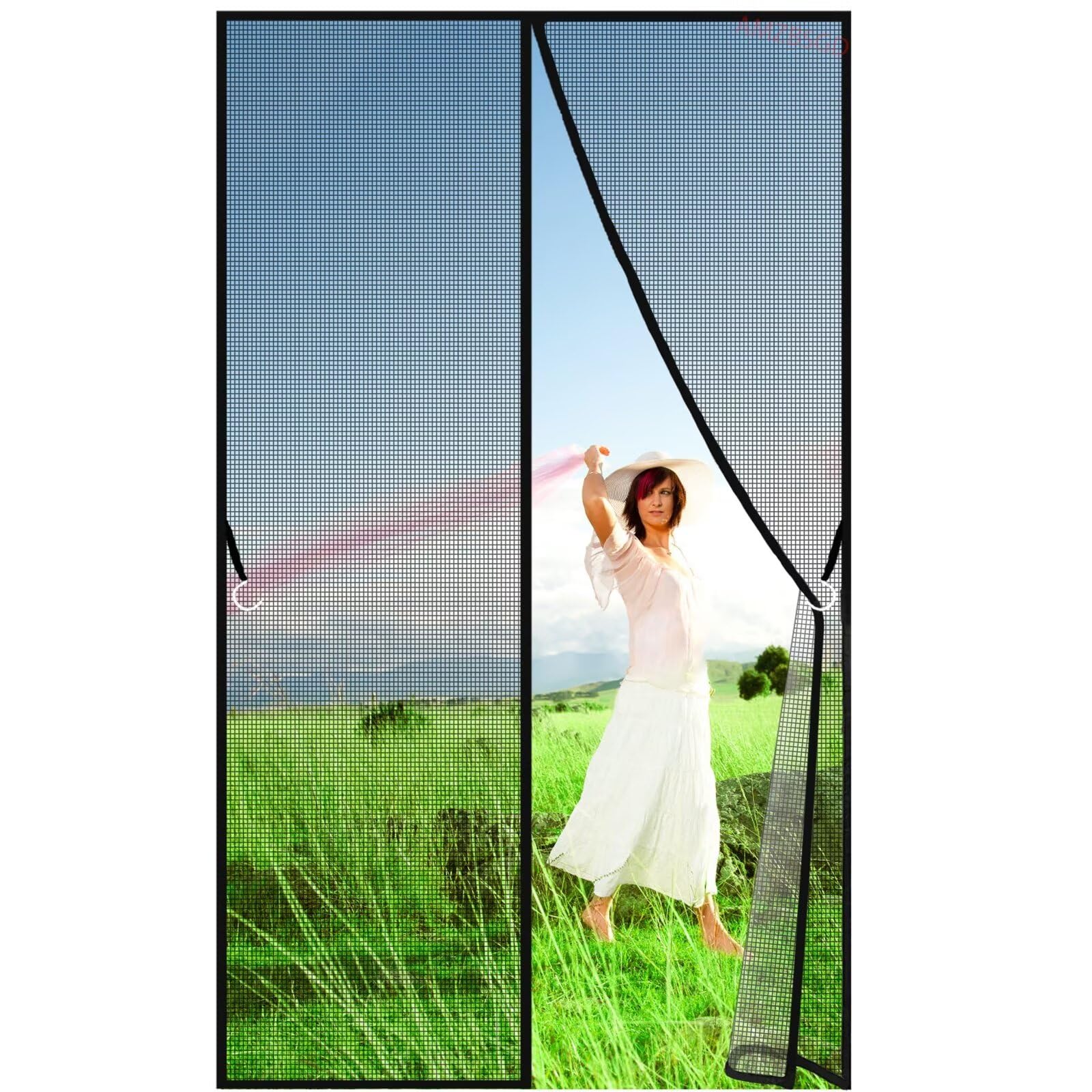 24 Strisce Magnetiche Per Zanzariere - Fissaggio Senza Fori, Per Finestre E Porte - Foto 11