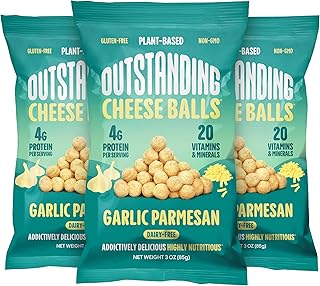 Outstanding Foods Garlic Parmesan Cheese Balls 85 g