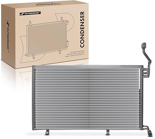 A-Premium Condensador AC de CA, compatible con Ford Fiesta 2014-2019, ST Hatchback, 1.6L 4 cilindros turboalimentado - Repuesto de pieza C1BZ19712C