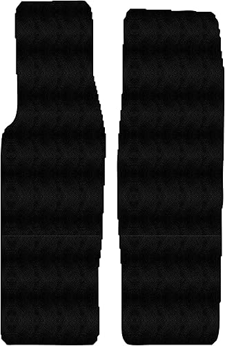 Alfombrillas delanteras de ajuste personalizado, color negro, compatibles con Mitsubishi Montero 1991 1990 1989 1988 1987 1986 1985 1984