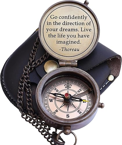 Regalo de graduación de brújula, regalos de graduación de escuela secundaria para él, los mejores regalos de graduación para chicos, graduación