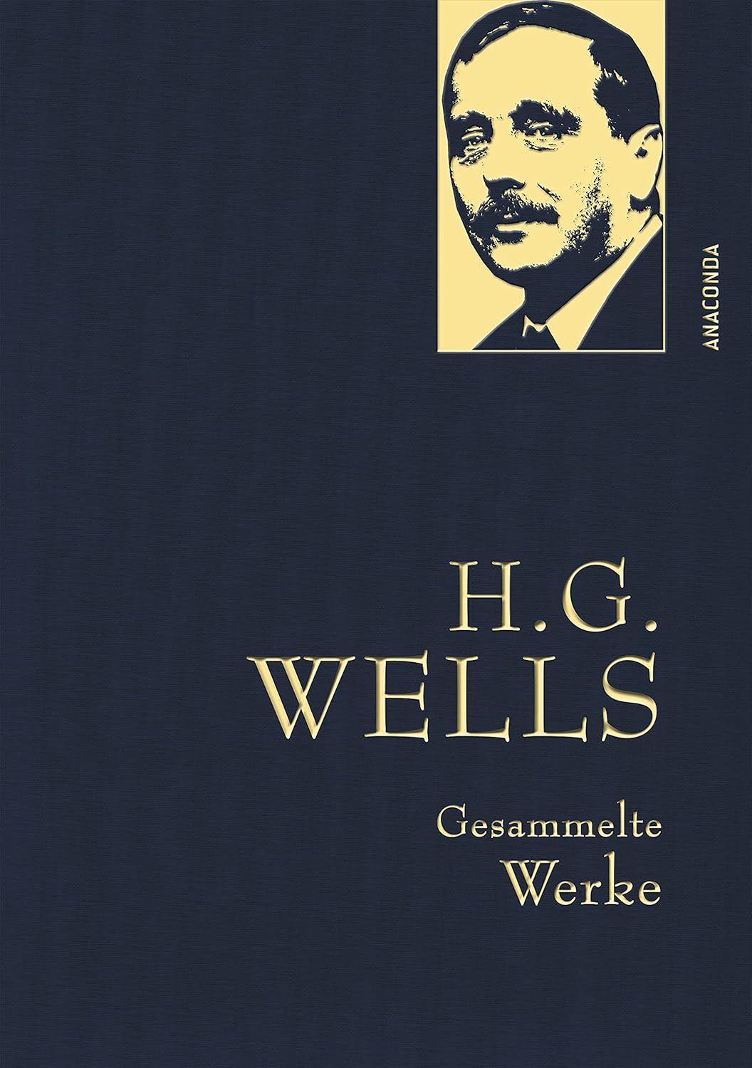 H. G. Wells, Gesammelte Werke Gebunden in feinem Leinen mit goldener