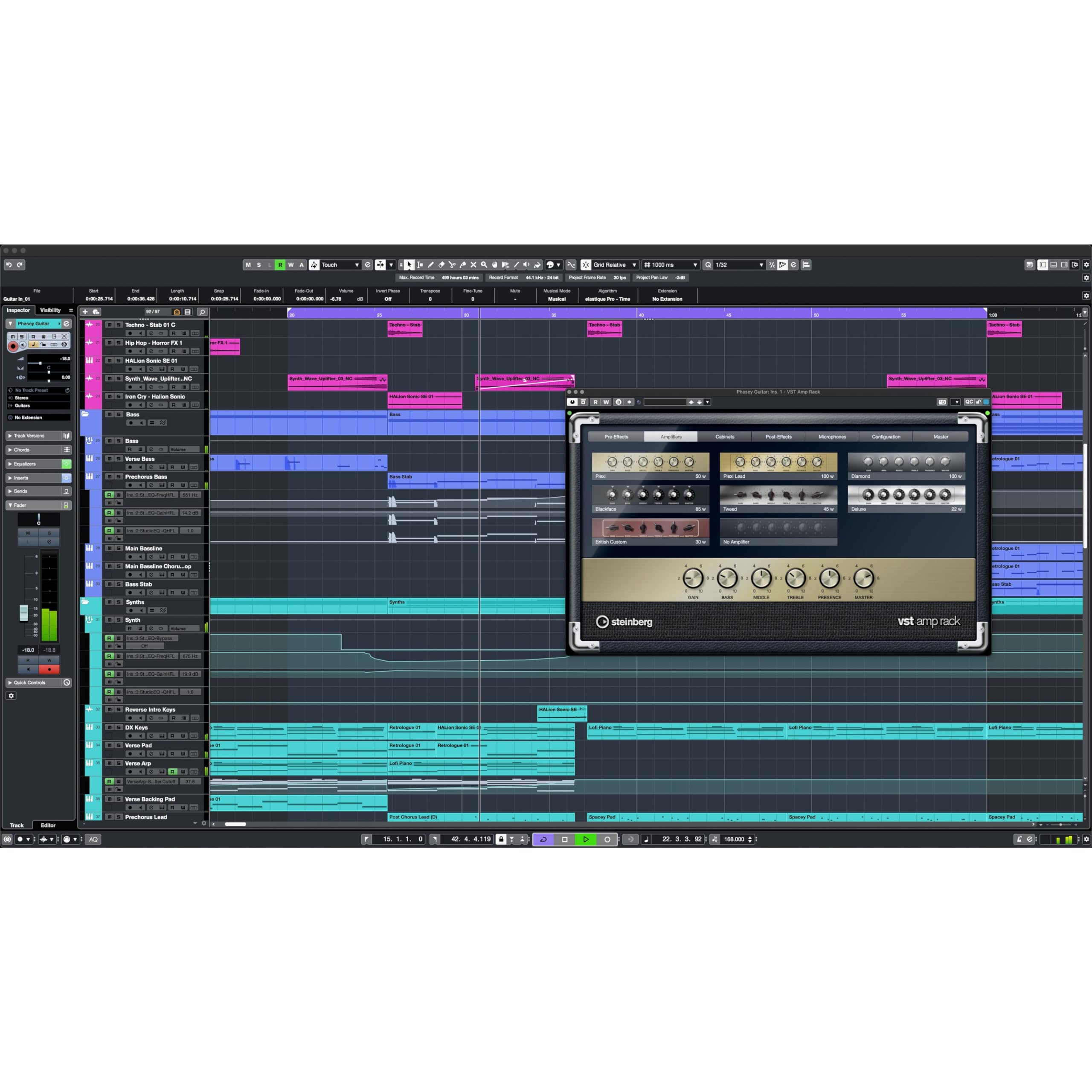 Steinberg Cubase Artist 13 séquenceur audio MIDI, logiciel d'enregistrement pour les applications de studio ou l'enregistrement à domicile (optimisation des performances)