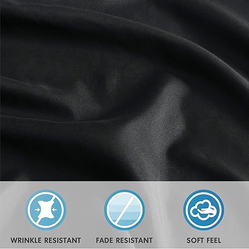 Miniatura 7 de Comfort Spaces - Juego de sábanas de microfibra de 14 pulgadas de profundidad, resistente a las arrugas, para uso durante todo el año, acogedoras