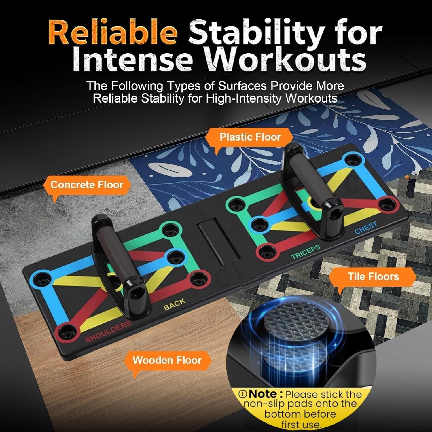 12 in 1 Panca per Flessioni, Attrezzatura Fitness Multifunzionale per Allenamento Completo del Corpo, Impugnature Efficaci per Flessioni e Sviluppo Muscolare