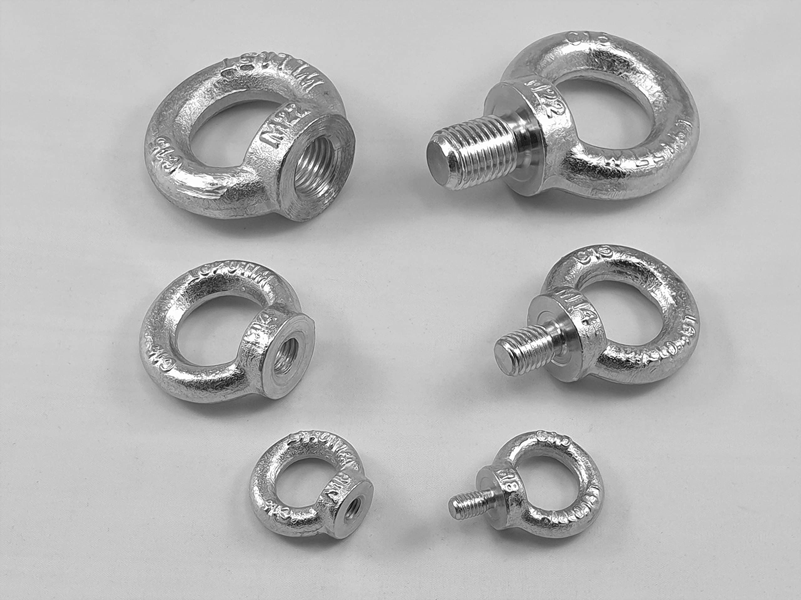 100 Stück Ringschraube M8 verzinkt