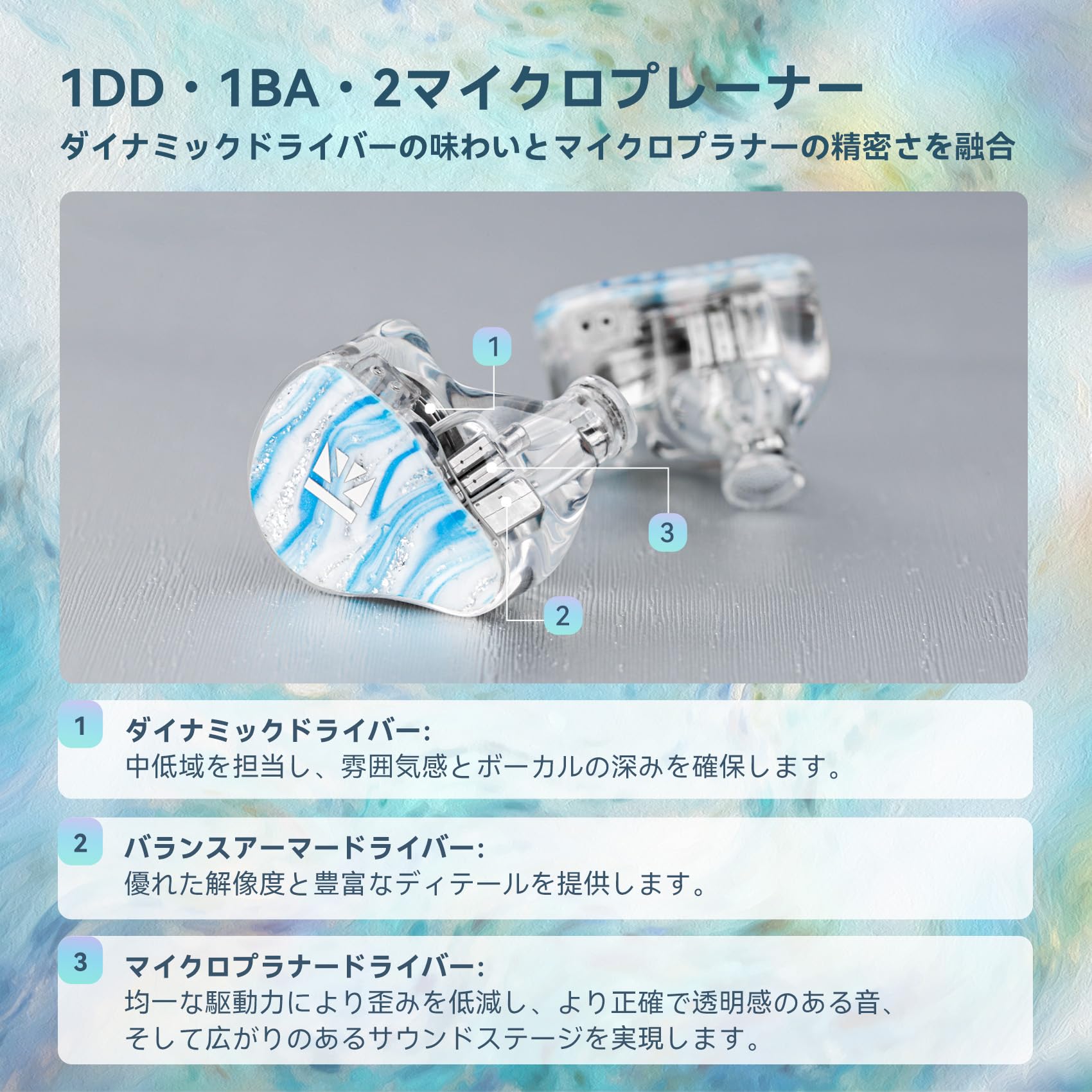 Amazon.co.jp: KBEAR KB08 イヤモニ イヤホン 有線 モニターイヤホン