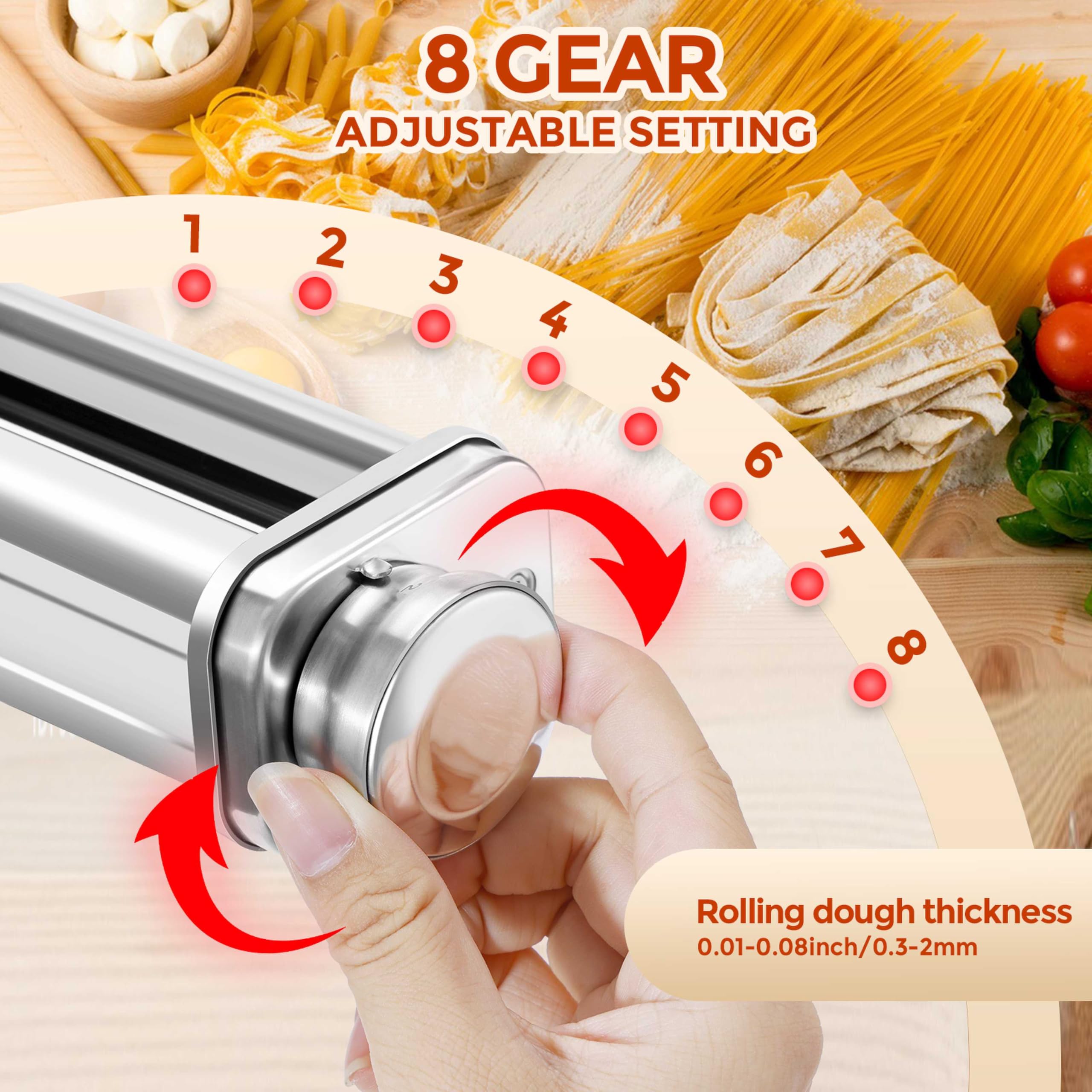 Amazon.co.jp: Gomen Kitchenaid スタンドミキサー用パスタ