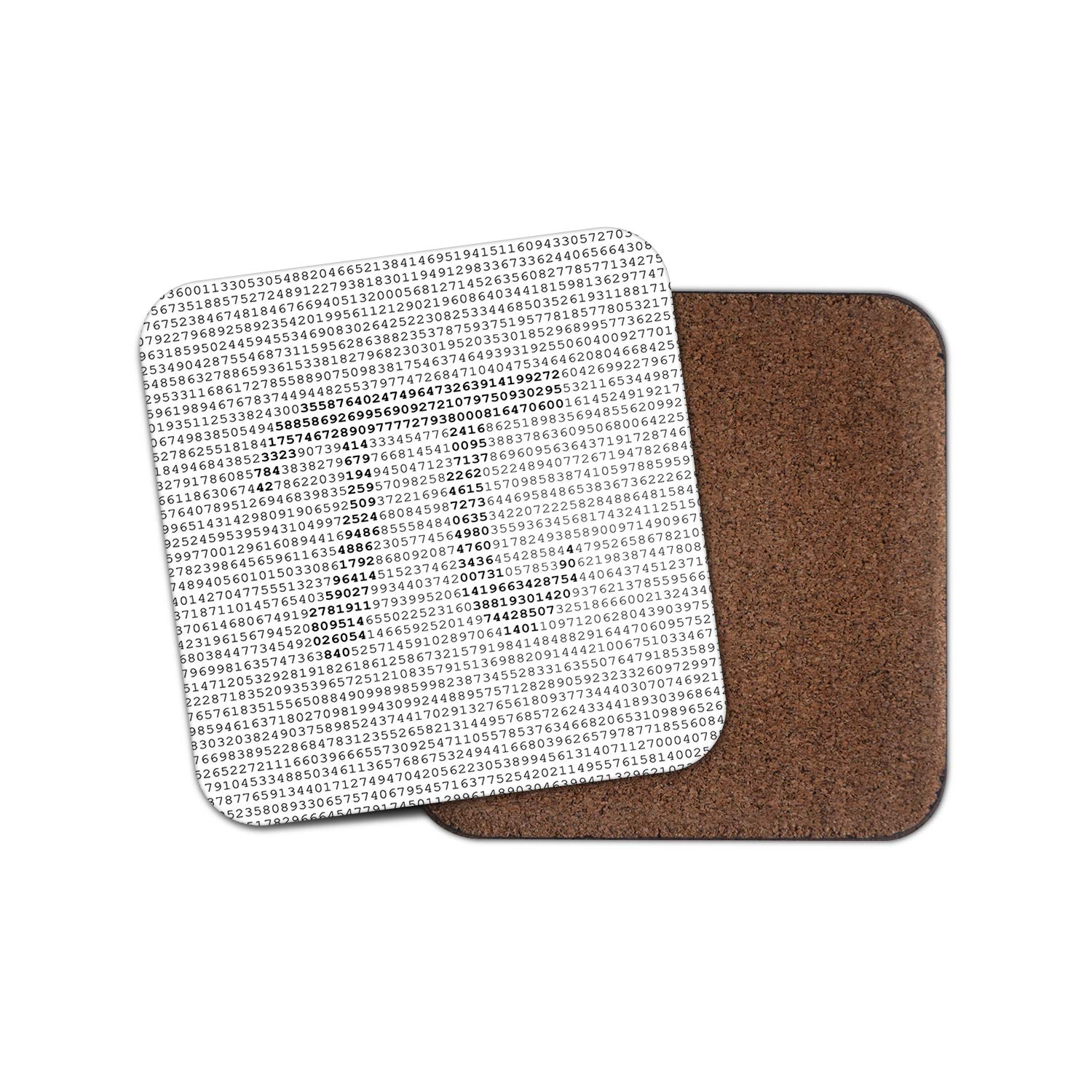 1 x Pi Symbol Coaster - Mathematics Math's Student Teacher Fun #13157