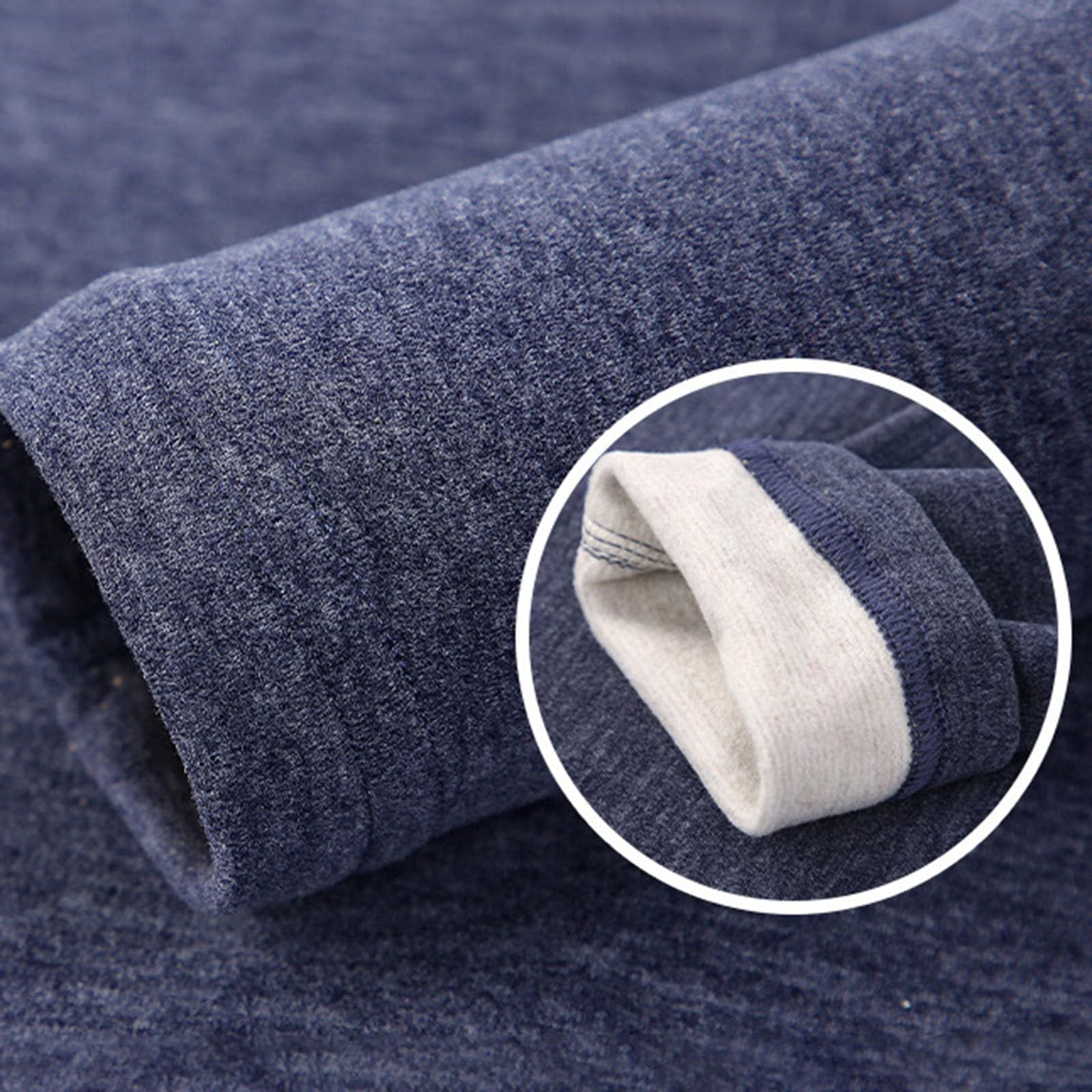 Générique Ensemble de sous-vêtements Thermiques épaissis en Peluche Soie Laine Hiver pour Hommes Double Contre Le Froid vêtements Automne Pantalon