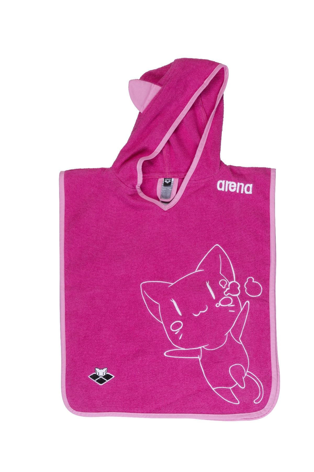 Arena Accappatoio Poncho Neonato Friends Fucsia Rosa Bambina S
