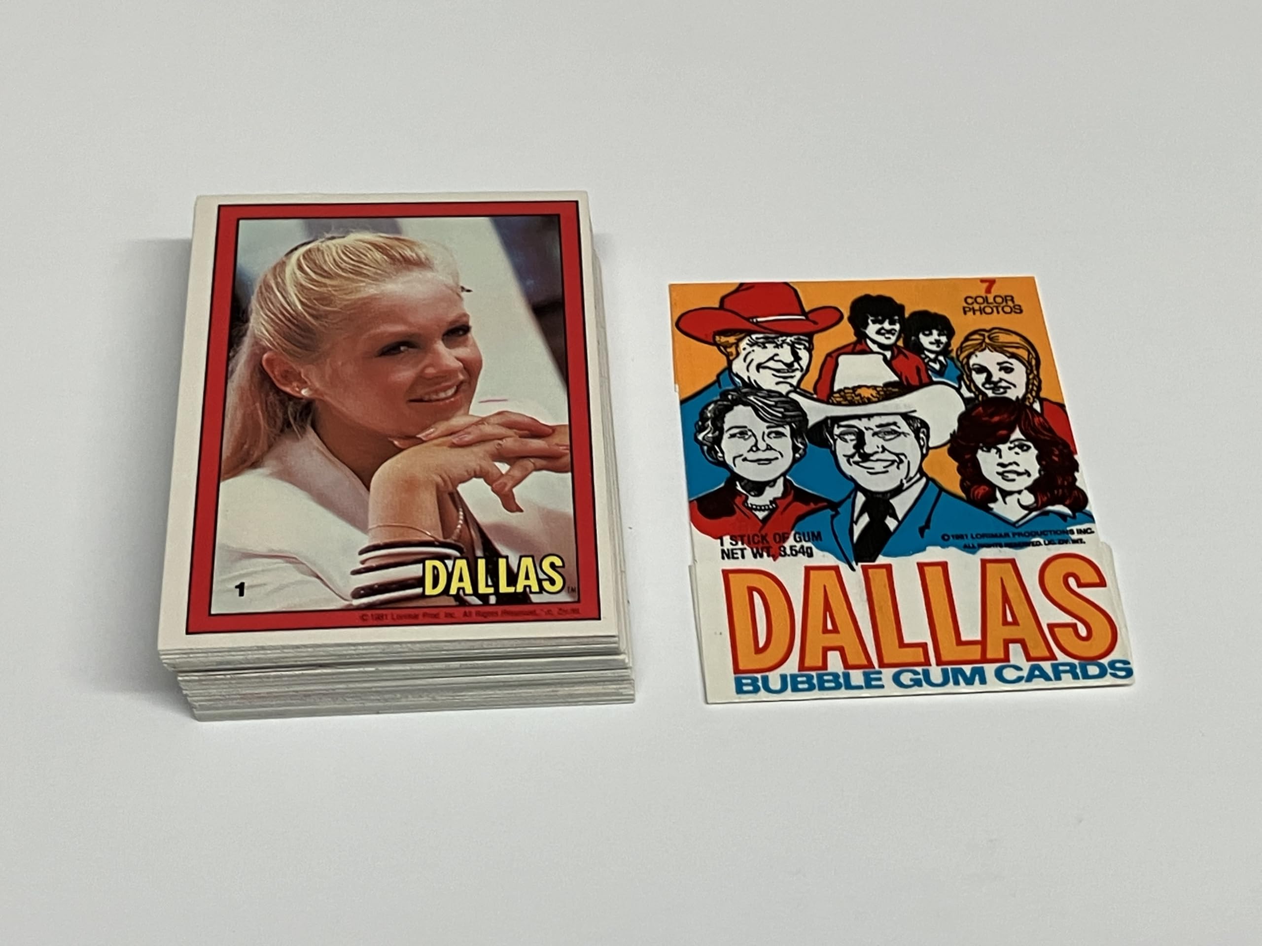 Amazon.com: 1981 Donruss DALLAS TV SHOW Trading Card Complete Set