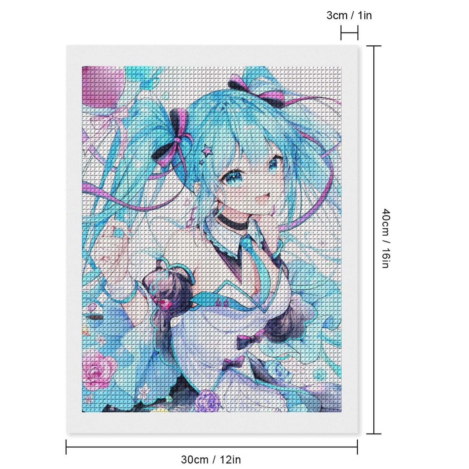 Amazon.co.jp: 初音ミク ダイヤモンドアート セット モザイクアート 5d 