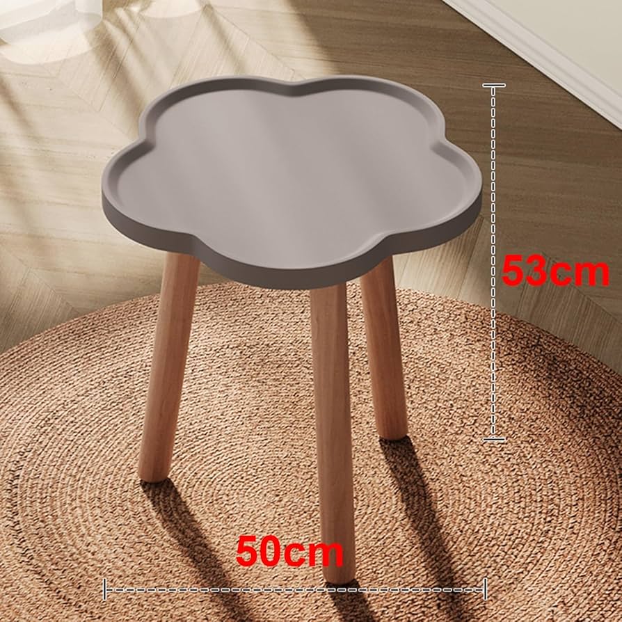 お値引中　ハンドメイド　アンティーク花柄ペイントの楕円形木製サイドテーブル お値引中 ハンドメイド アンティーク花柄ペイントの楕円形木製