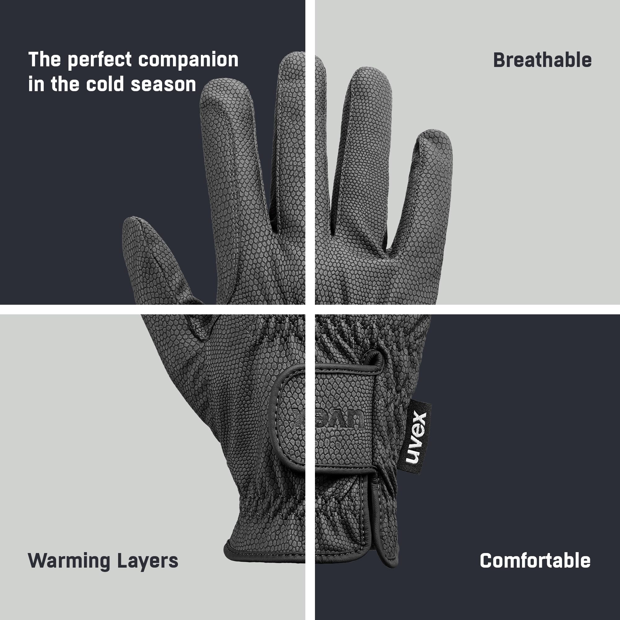 Uvex Sportstyle Winter Guantes de equitación Unisex Adulto