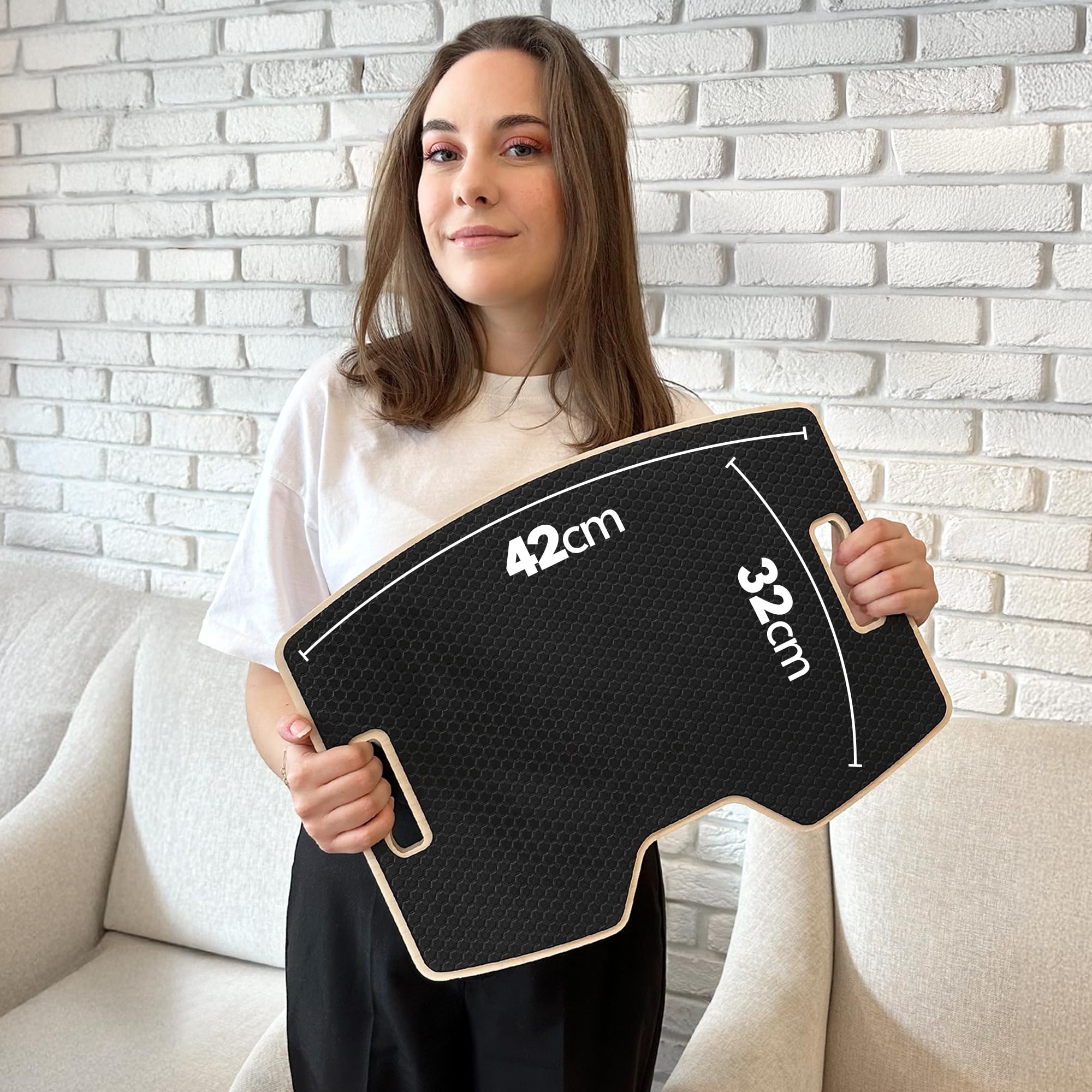 Fußstütze Schreibtisch ergonomische Fußstütze unterm Schreibtisch 4D Bewegung ultrabequeme EVA Sohle Fußablage minimalistisches und stilvolles Design ideal für Zuhause und das Büro