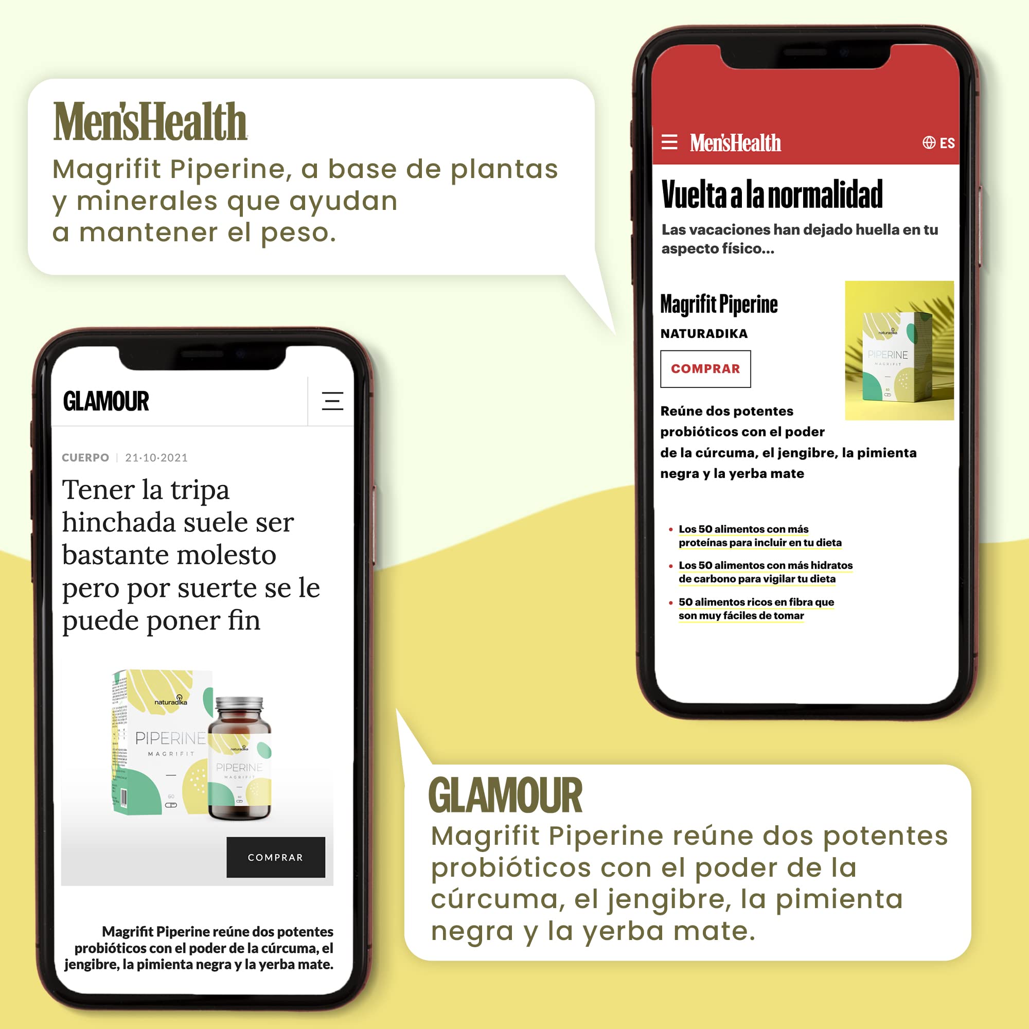 Pastillas para Adelgazar Muy Rapido Magrifit Piperine | Quema Grasas Adelgazante Mujer y Hombre | Inhibidor de Apetito y Ansiedad | Quemagrasas Potente y Efectivo (30 días - Oferta Estándar)