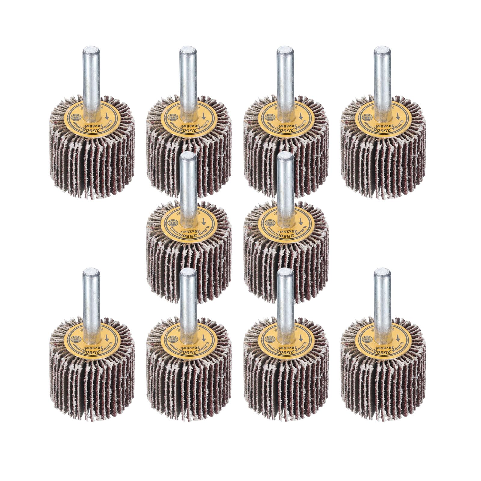 80 Grit Flap Wheels - Sanding Discs for Metal & Wood -6