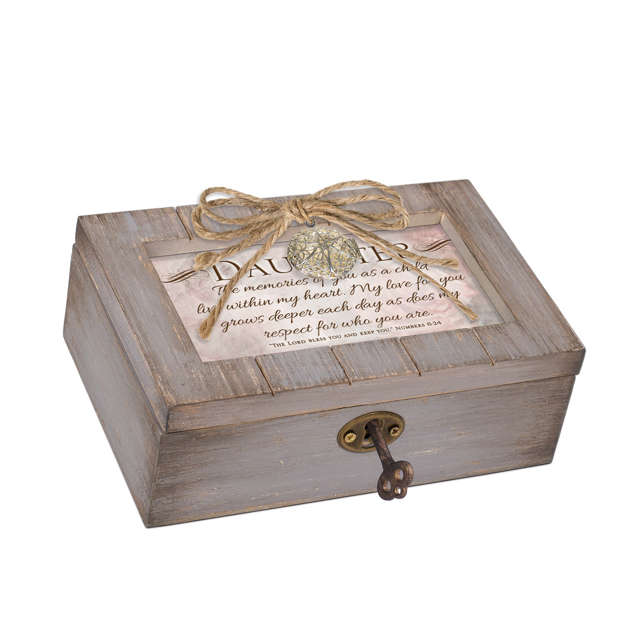 Caja de música pequeña para bebé Cottage Garden el regalo ideal para bautizo y nacimiento