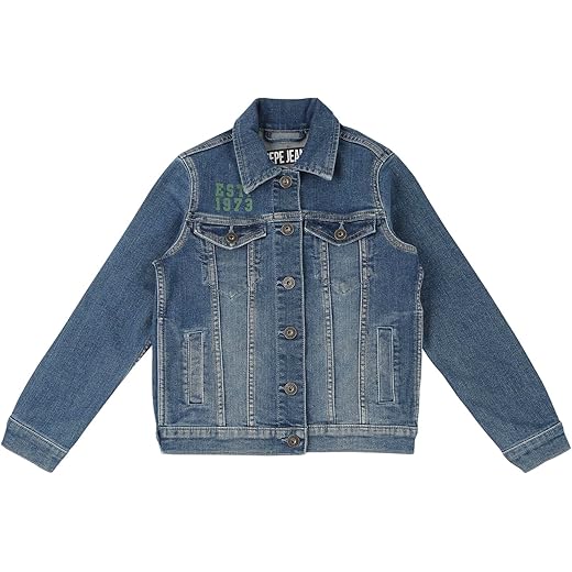Pepe Jeans Cotton Blend Boys Standard Length Jacket