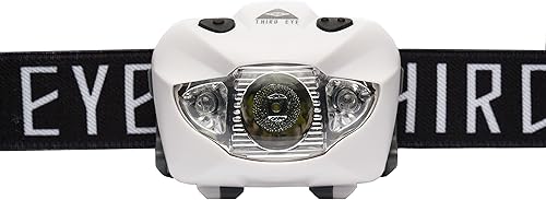 Miniatura 4 de Faros delanteros de tercer ojo, potente y elegante linterna LED para campamento, 168 lúmenes, luz roja y blanca, inclinación ajustable, múltiples