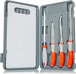 Conjunto de filetes de peixe de 6 peças, conjunto multiuso ideal para limpar peixes e muitas outras tarefas de cozinha