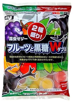 Amazon | フジコン 昆虫ゼリーフルーツと黒糖ダブル 50P
