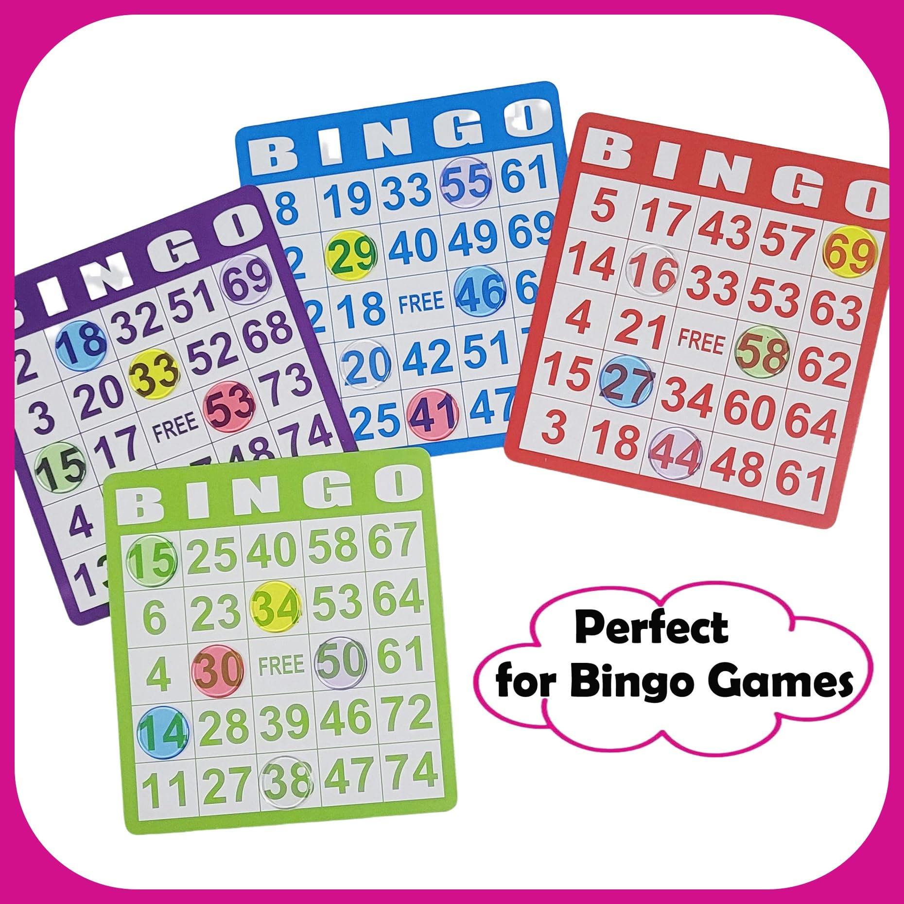 AiFanS 600 Pieces 3/4 Inch Bingbo Chips - Translucent Counting Chips with Portable Jar, 6 Vibrant Colors for Educational Games, Sorting & Counting Activities - Image 4