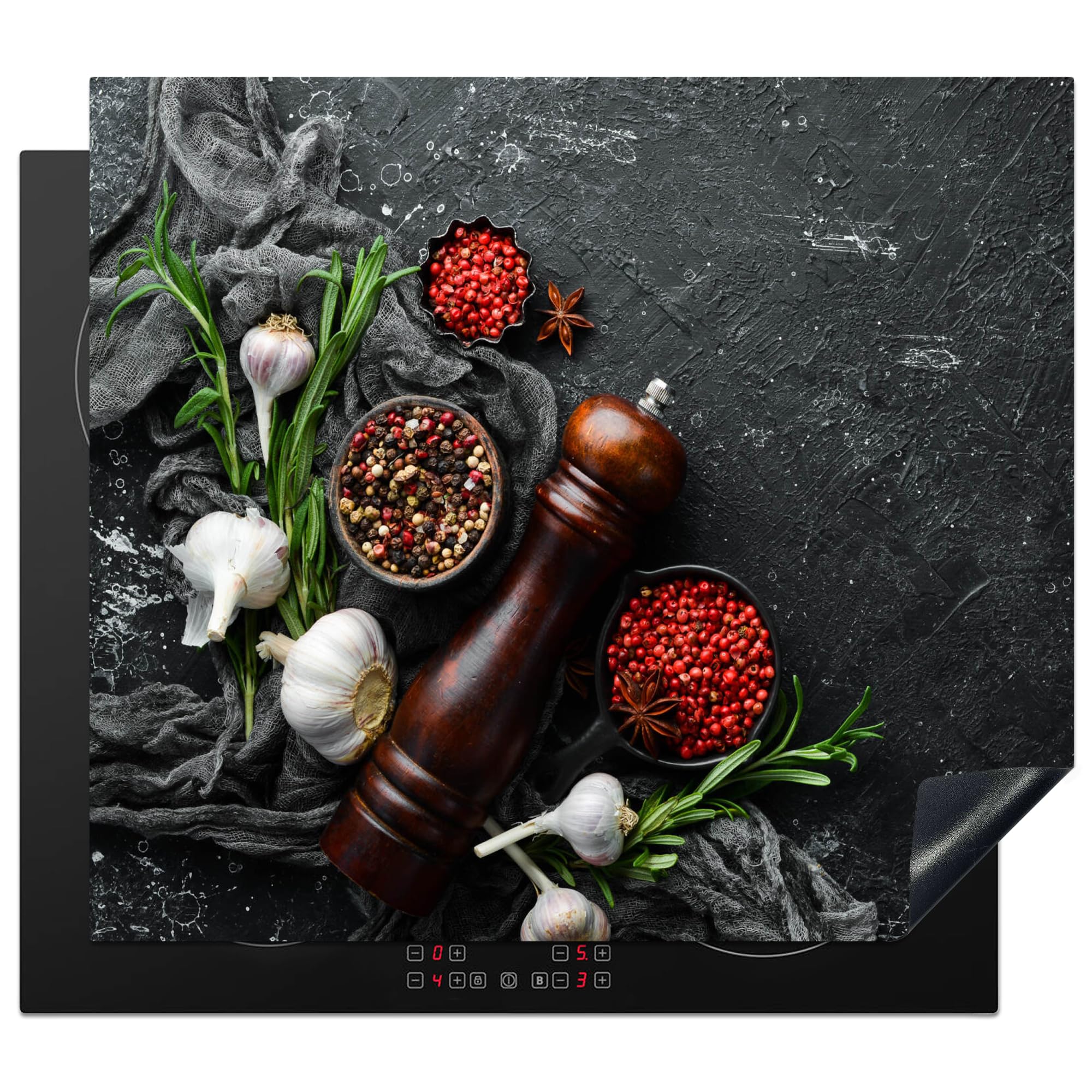 KitchenYeah© Herdabdeckplatte Einteilig Küche Herdabdeckung Induktionsfeld