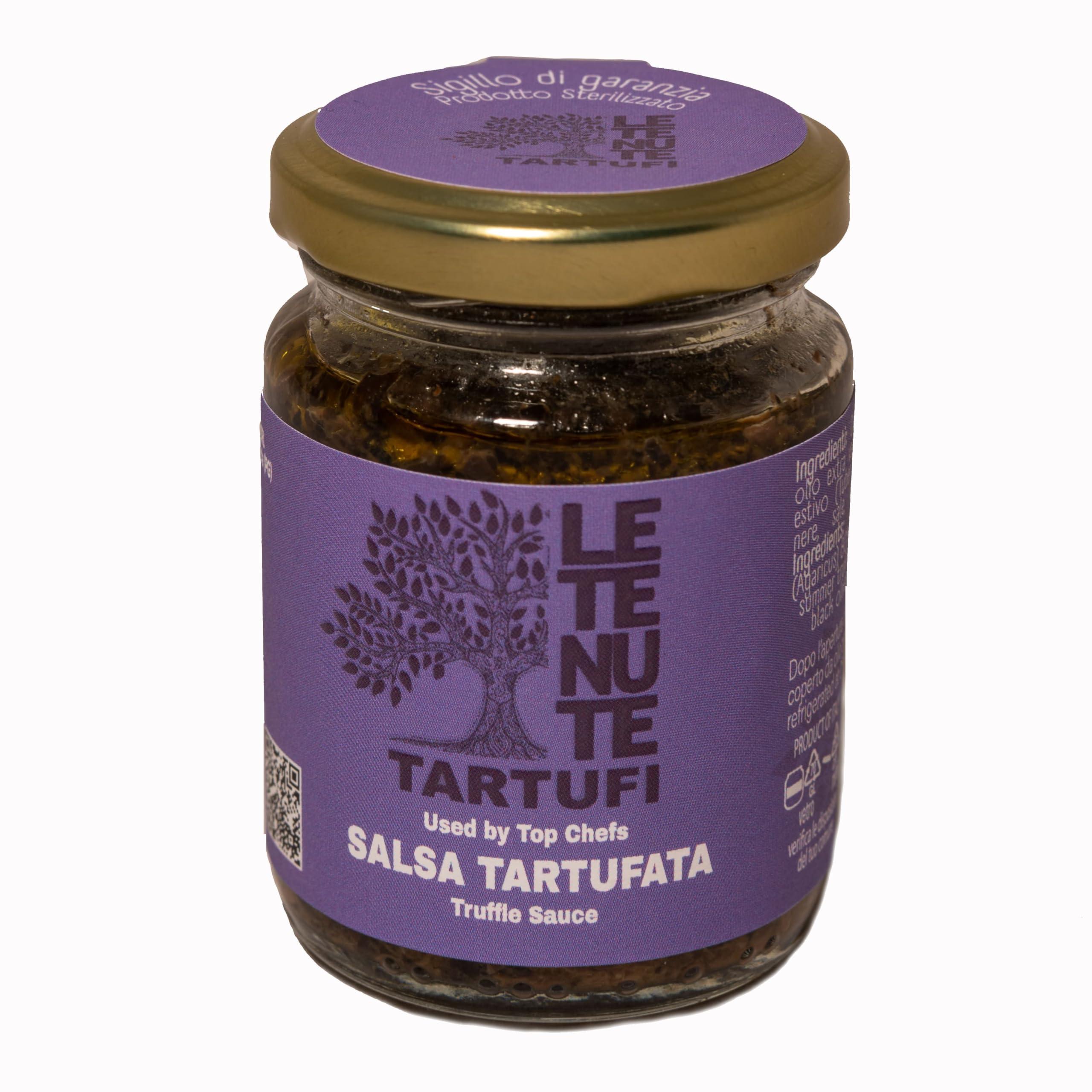 Box Le Tenute Tartufi, 2 condimenti aromatizzati da 250ml, vasetti da 80g carpaccio di tartufo, tartufo macinato, salsa tartufata bianca e nera.